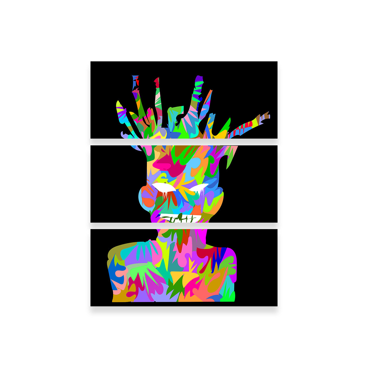 Basquiat Self Portrait Wall Art