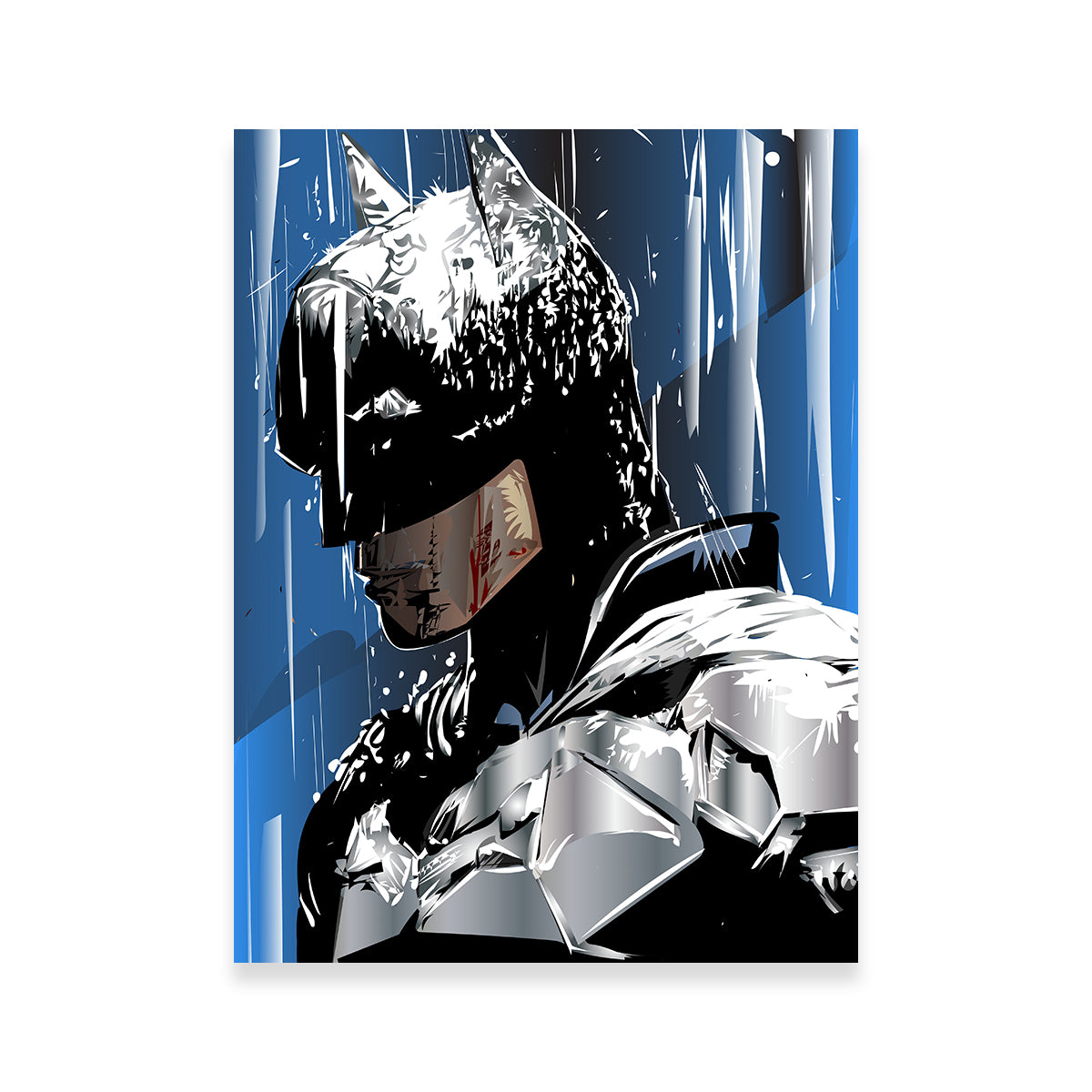 Batman Rain Wall Art