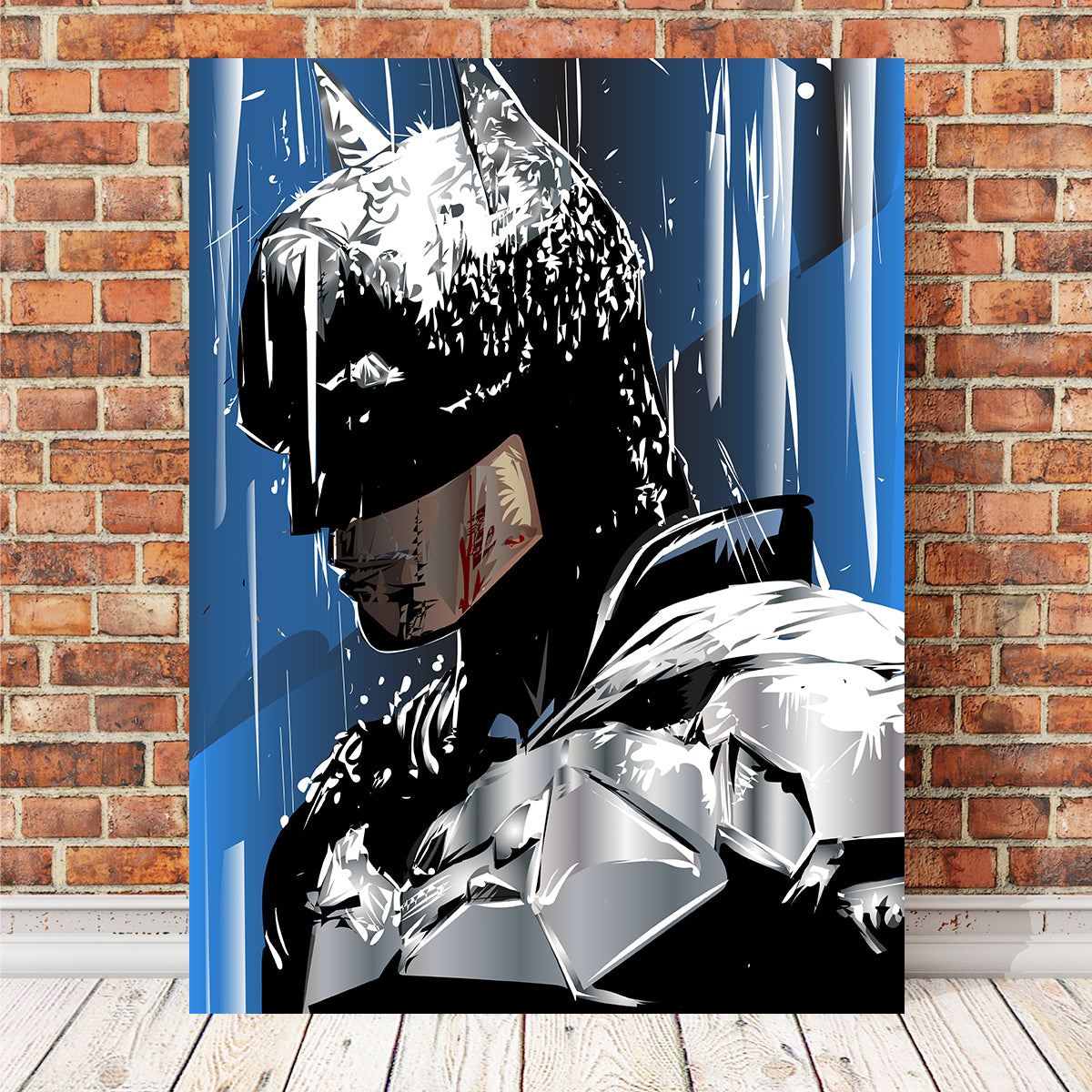 Batman Rain Wall Art
