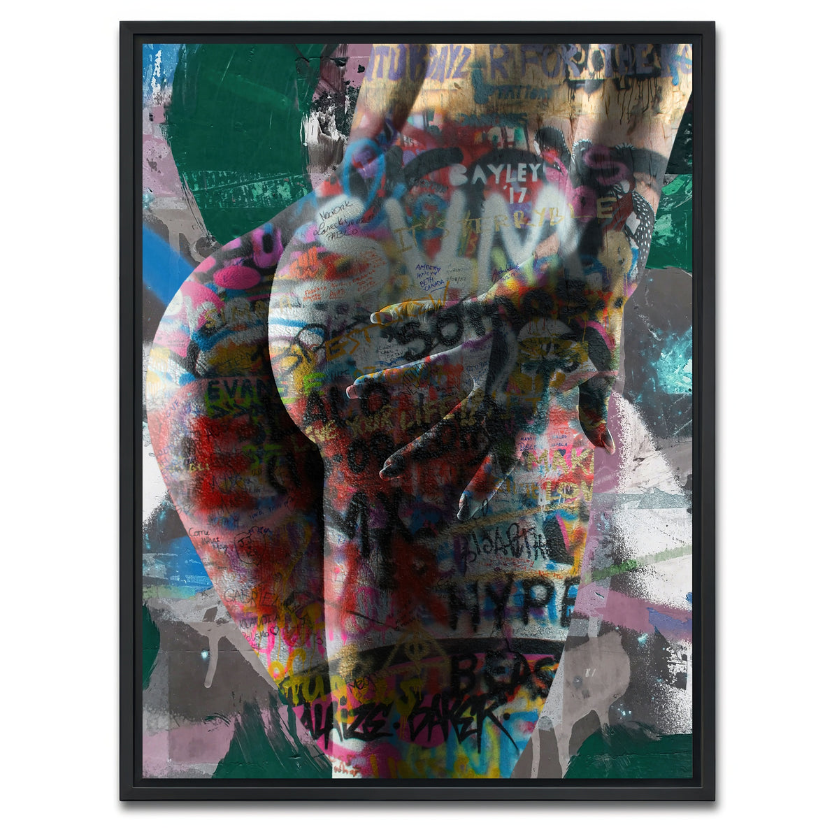 AUTO-MOCKUP WHITE | bayley | 1 Piece | Black Framed Canvas | group=3x4