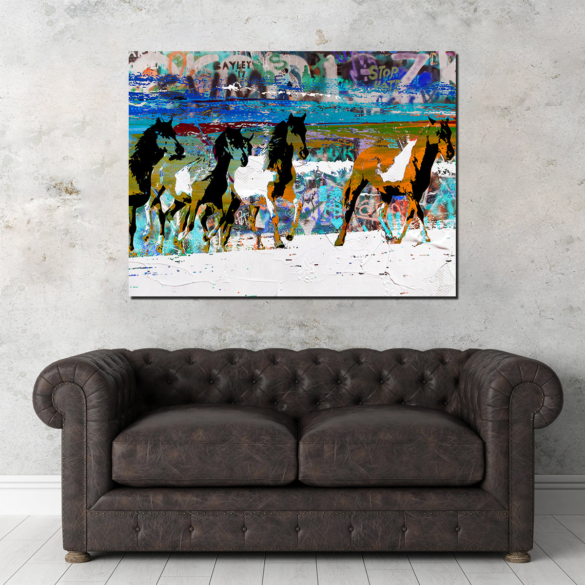 Beach Horses 3 Wall Art