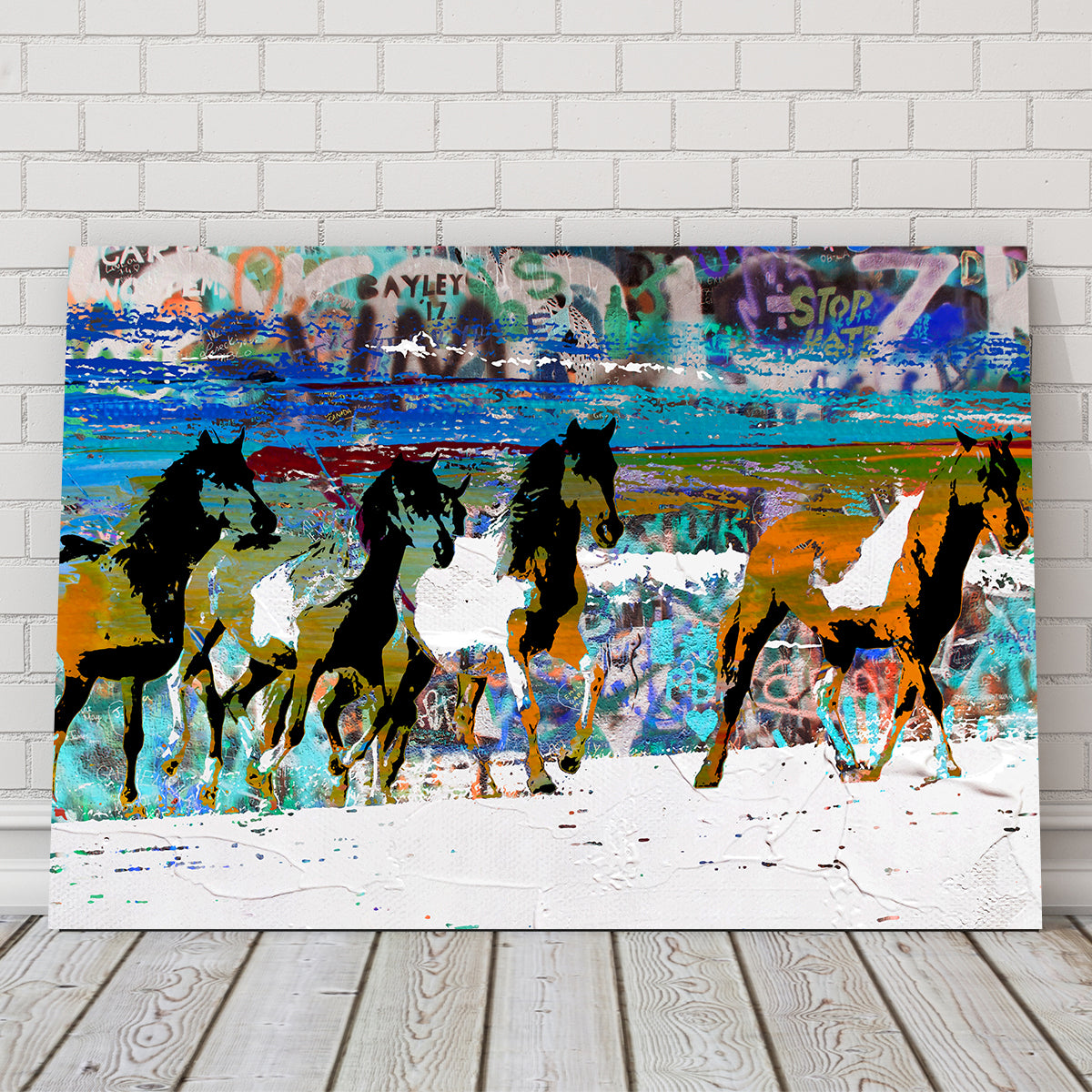 Beach Horses 3 Wall Art