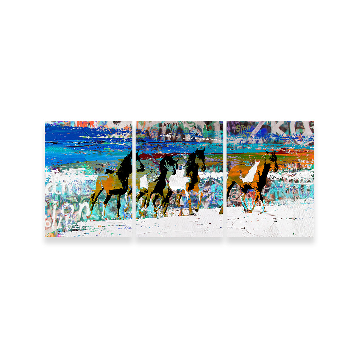 Beach Horses 3 Wall Art