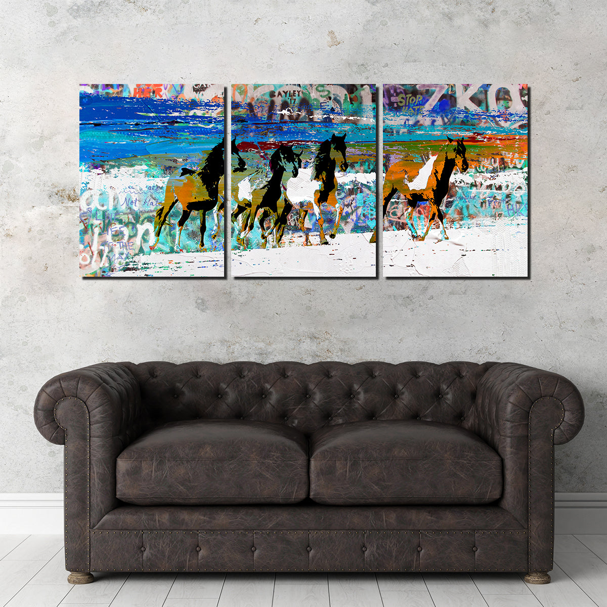 Beach Horses 3 Wall Art