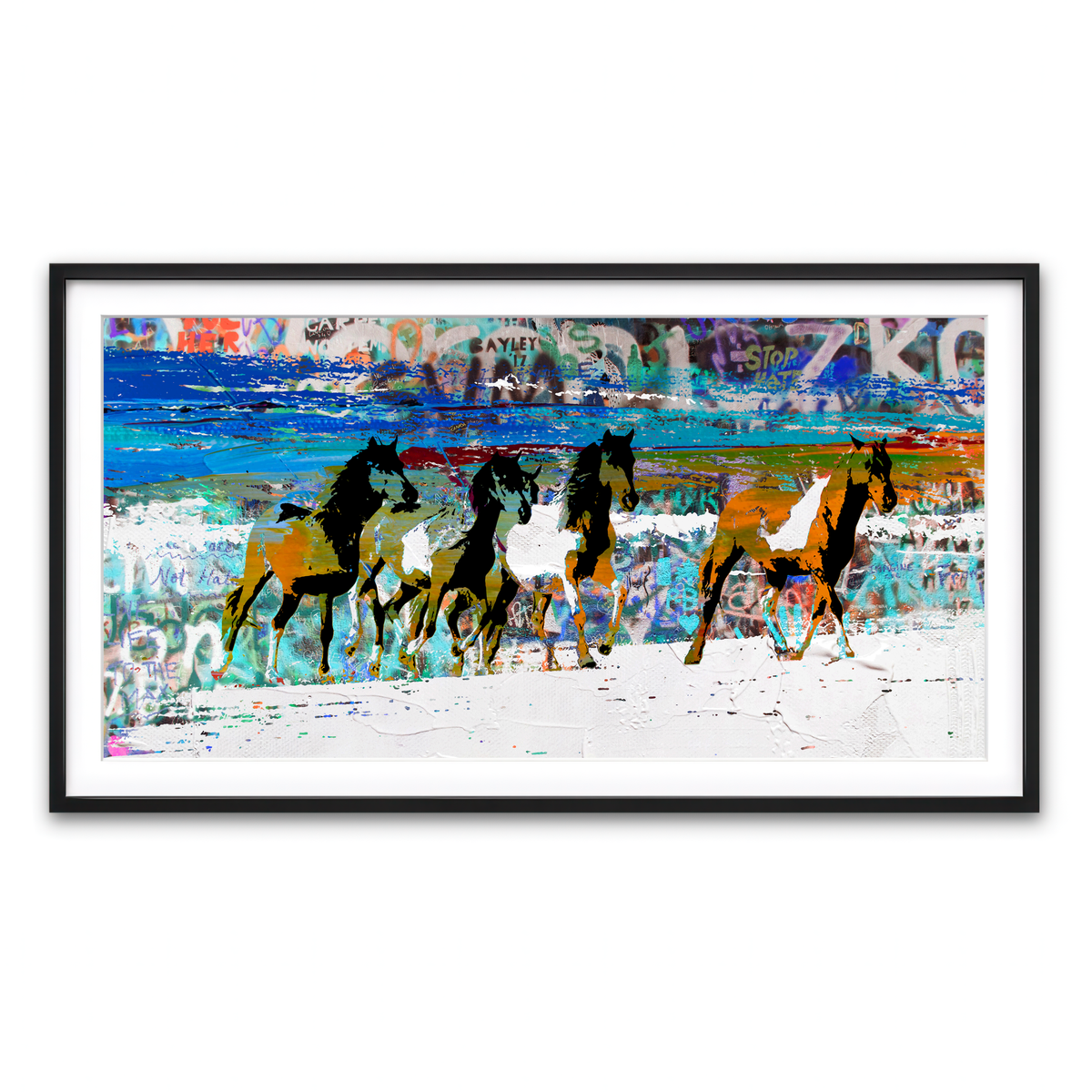 Framed Print 2x1 Black
