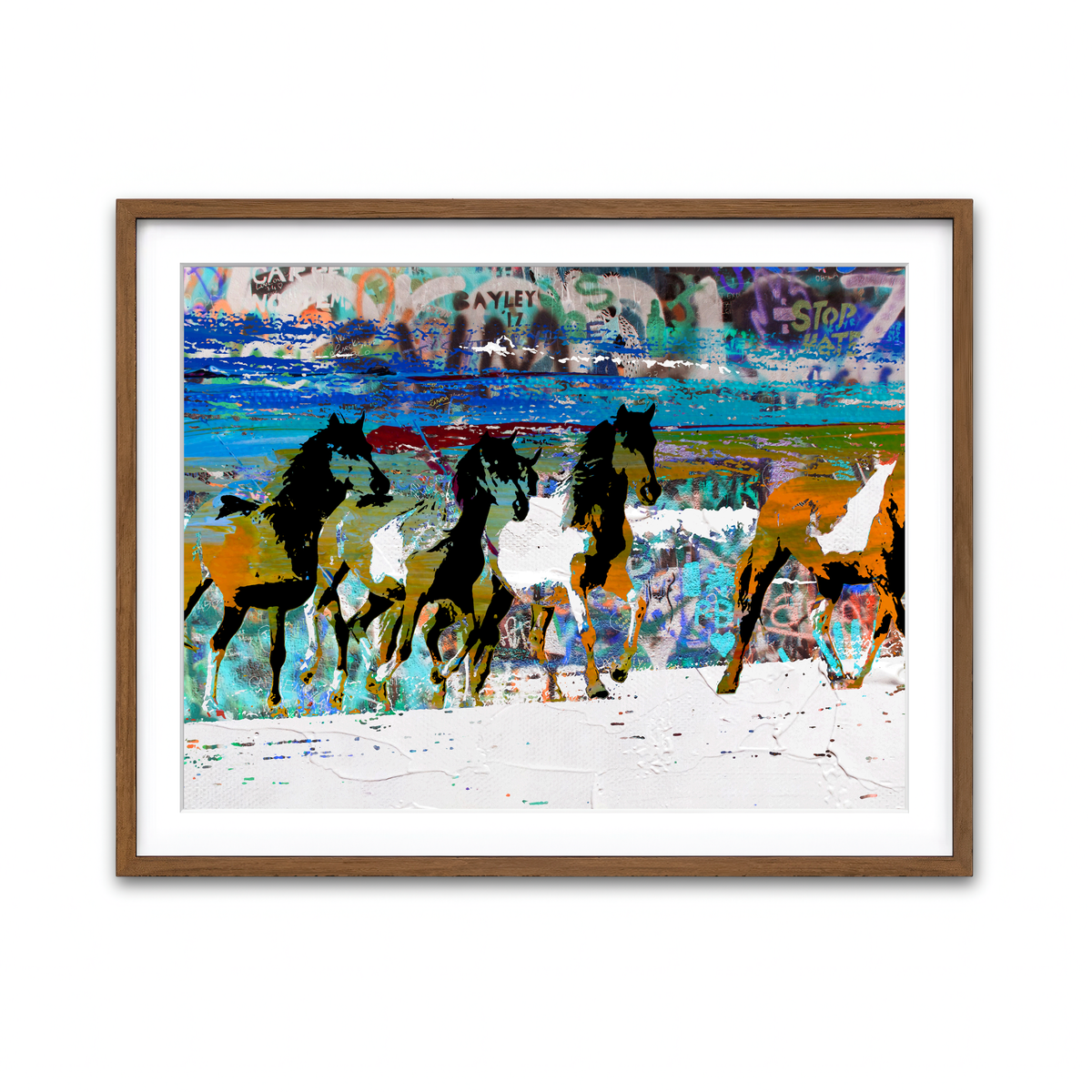 Framed Print 4x3 Walnut