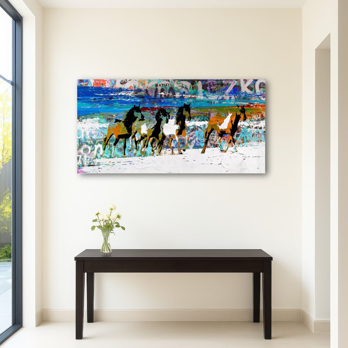 AUTO-MOCKUP ROOM | beach horses 3