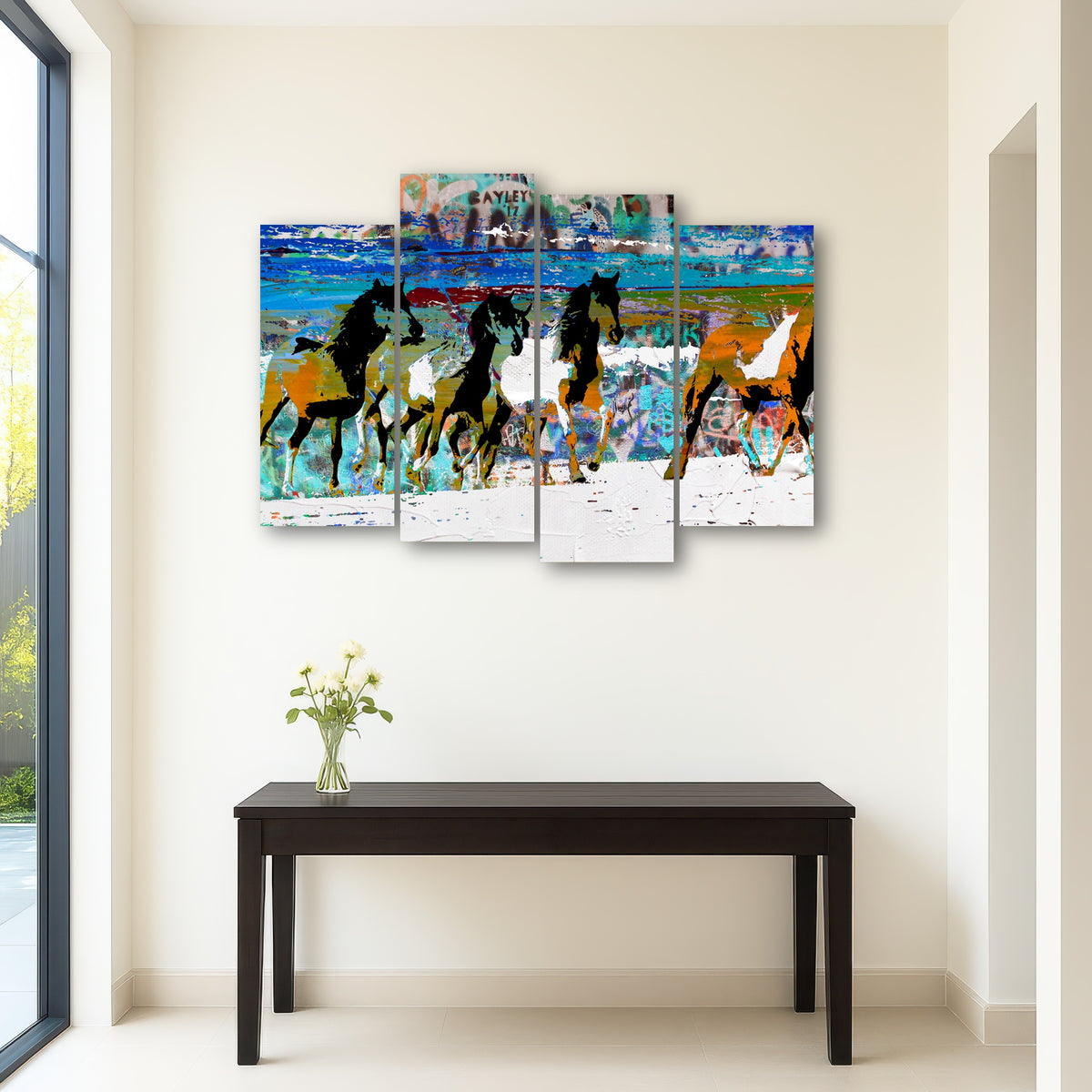 AUTO-MOCKUP ROOM | beach horses 3