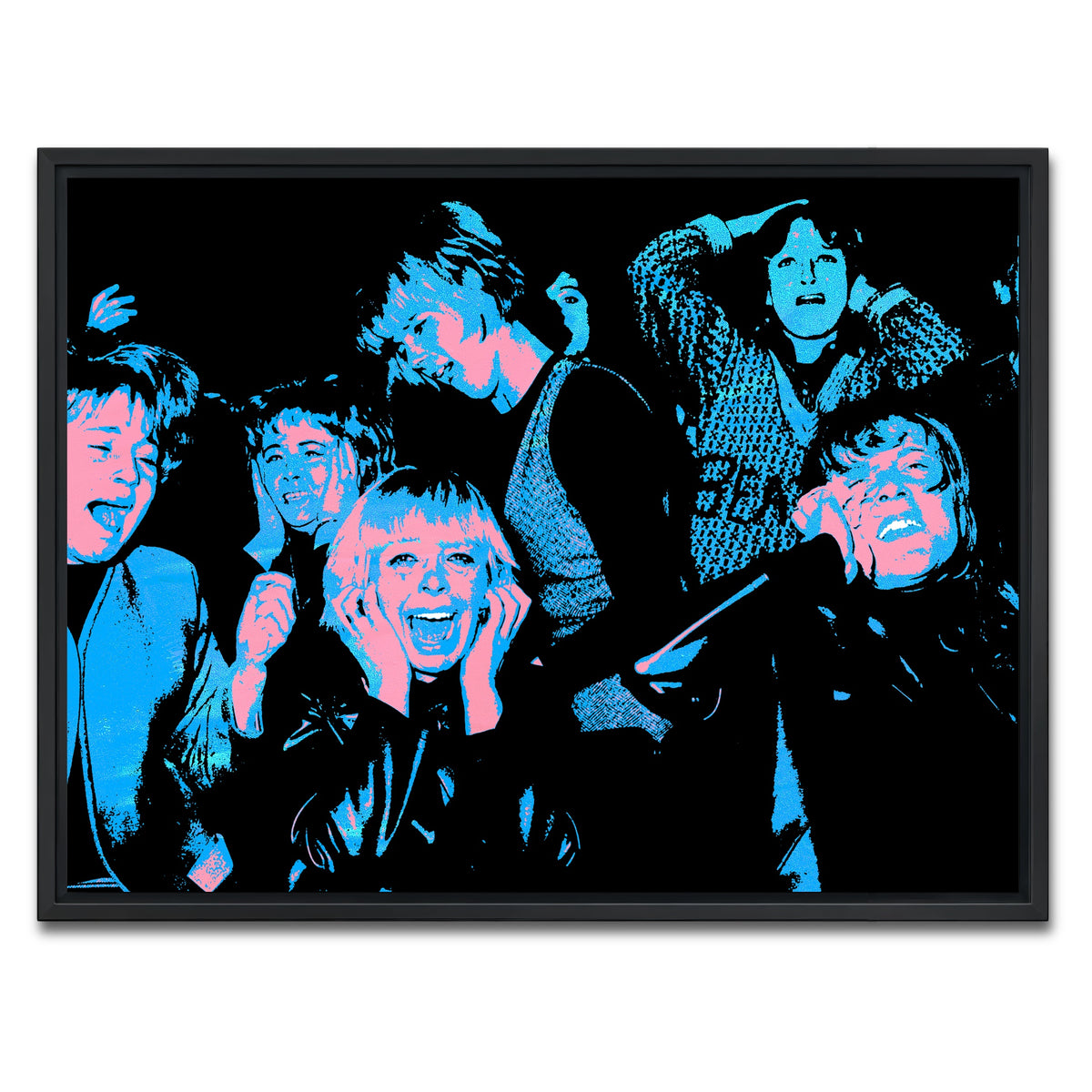 AUTO-MOCKUP WHITE | beatle mania | 1 Piece | Black Framed Canvas | group=4x3