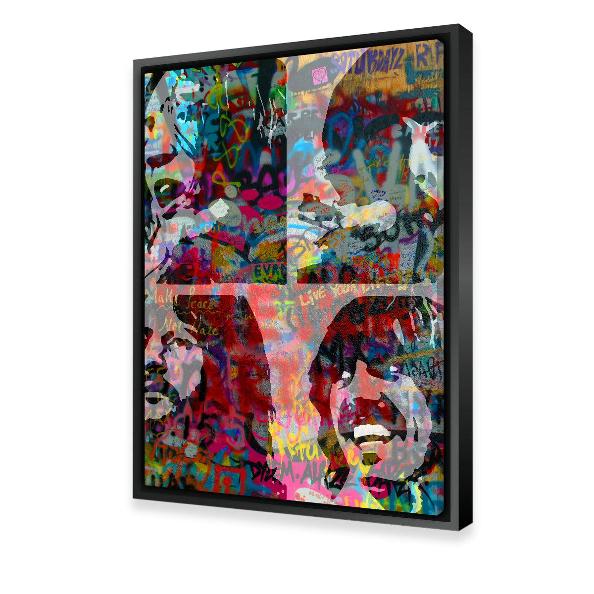 Beatles Heavy Graffiti Wall Art