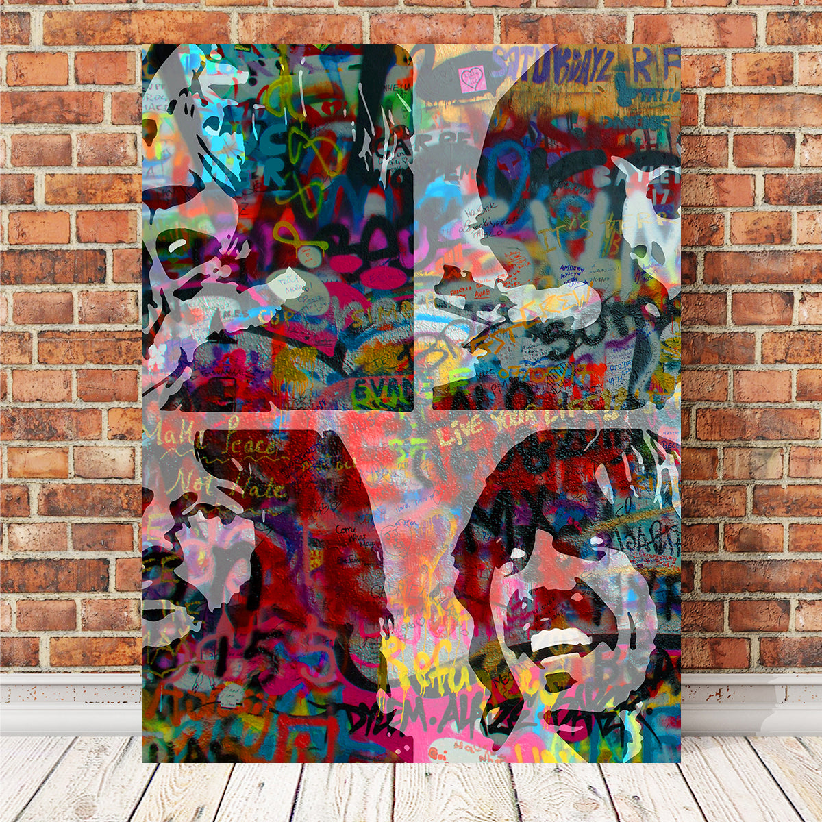 Beatles Heavy Graffiti Wall Art