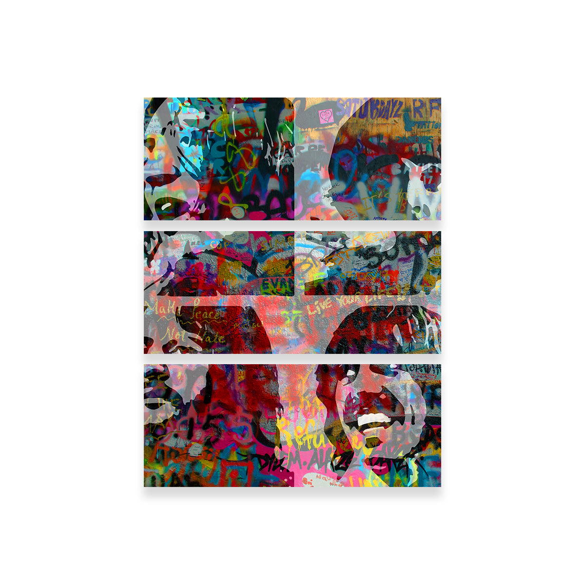 Beatles Heavy Graffiti Wall Art
