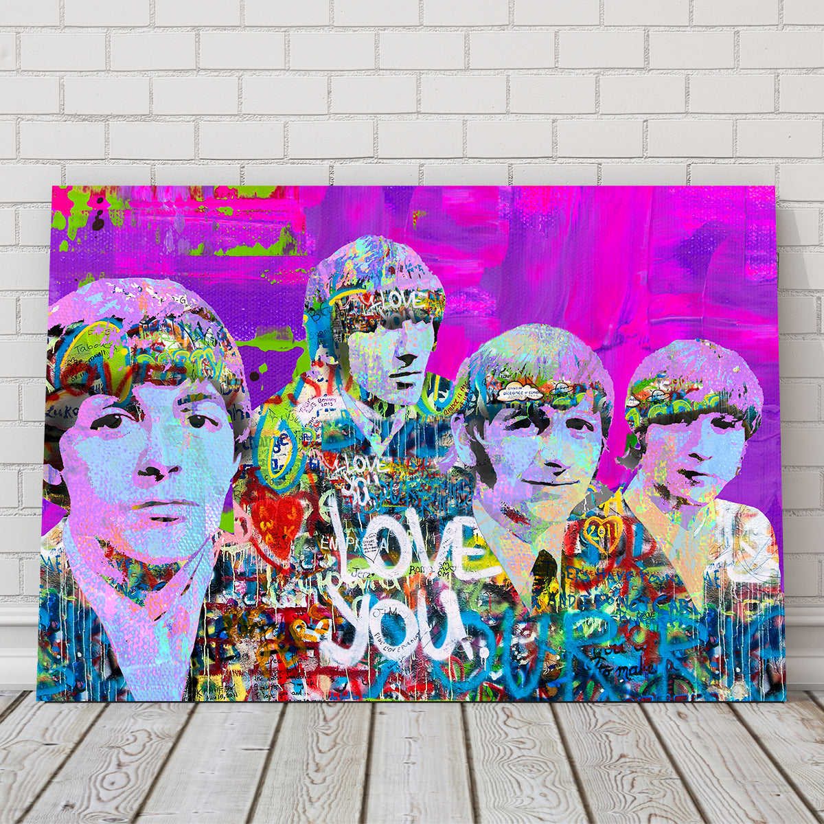 Beatles Love You Wall Art