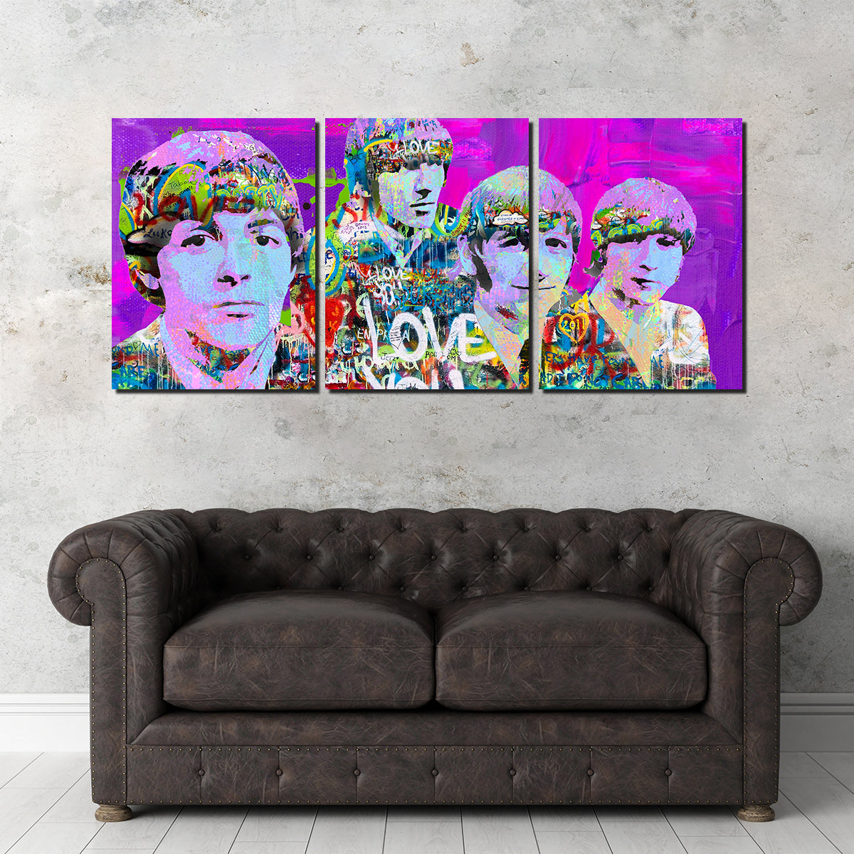 Beatles Love You Wall Art