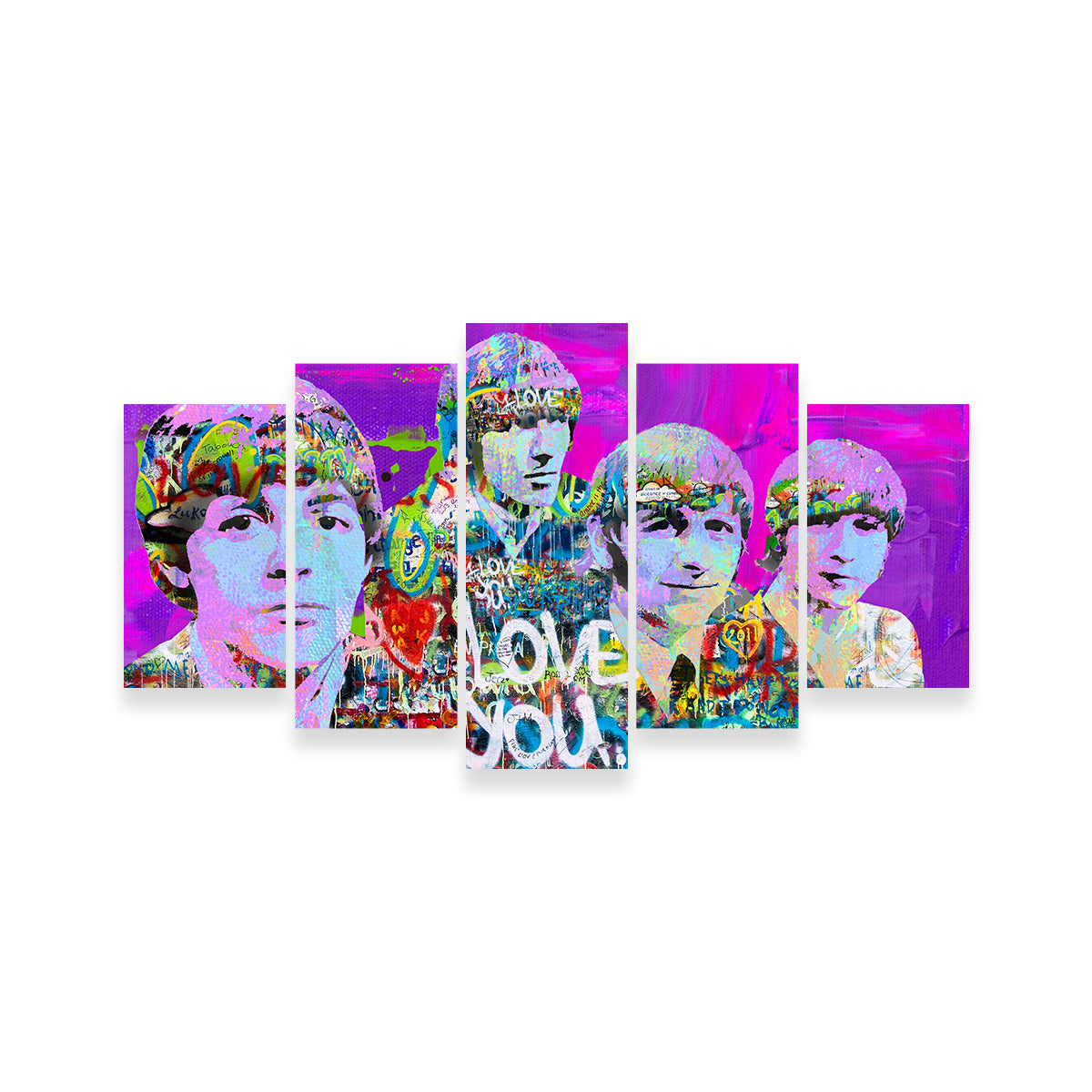 Beatles Love You Wall Art