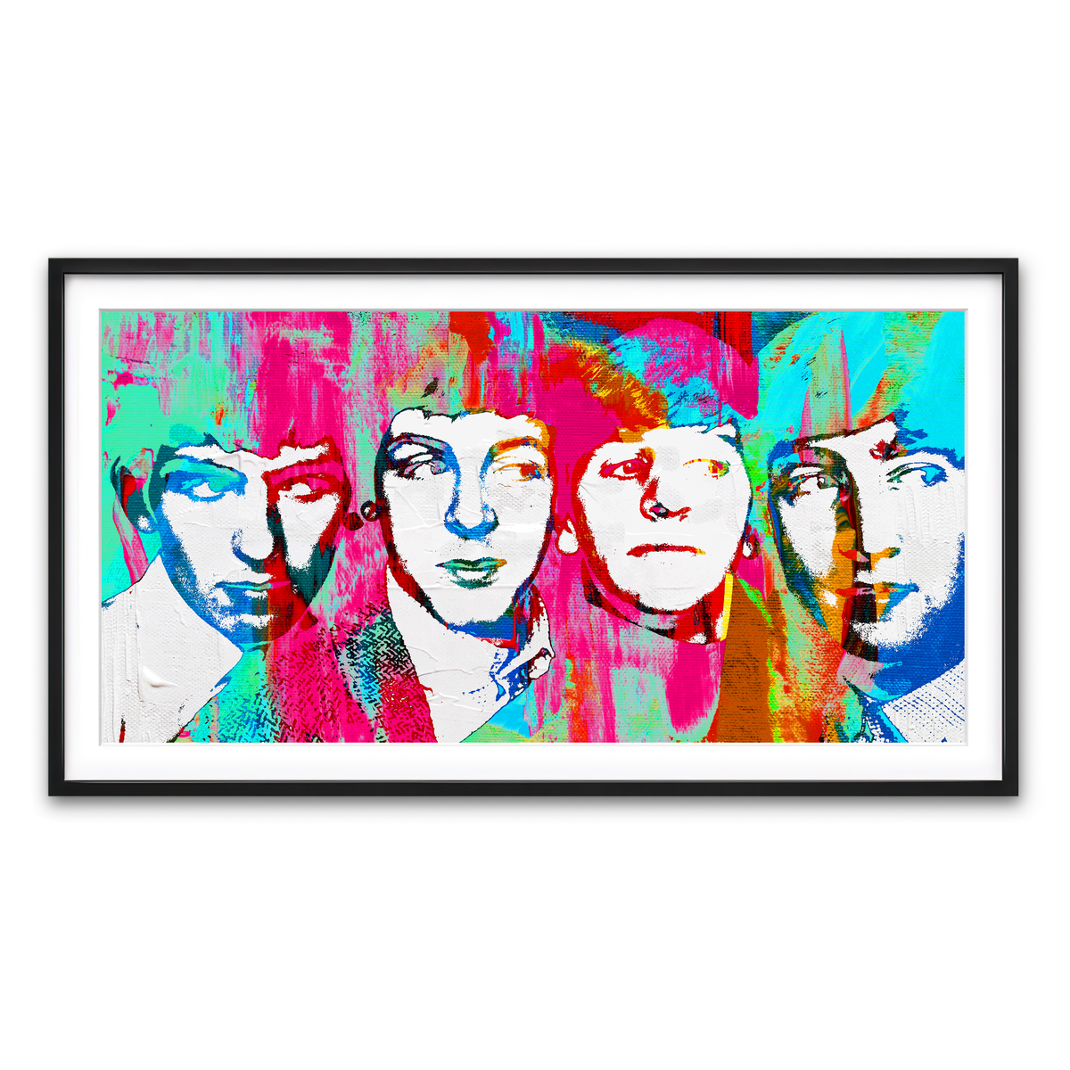 Framed Print 2x1 Black