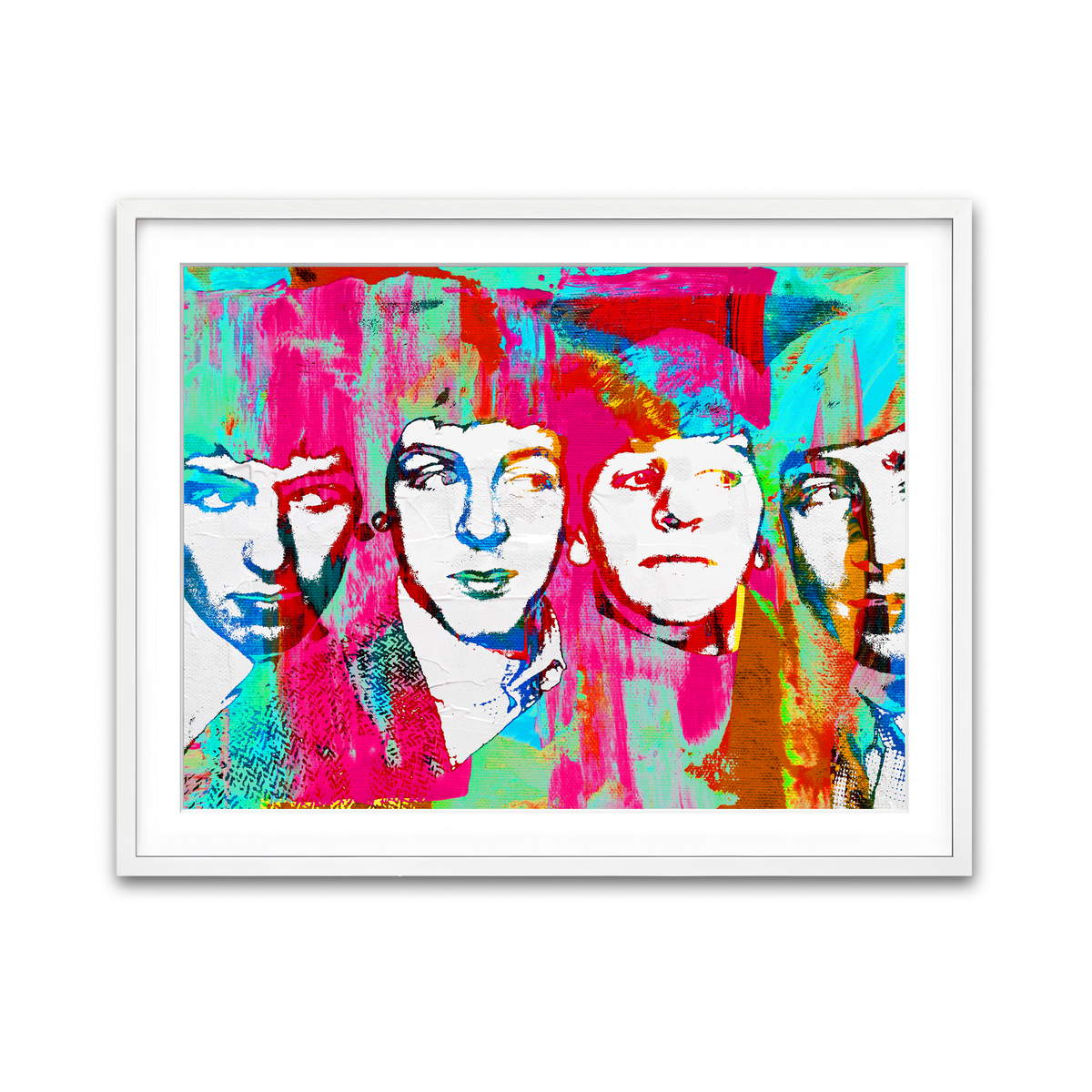 Framed Print 4x3 White