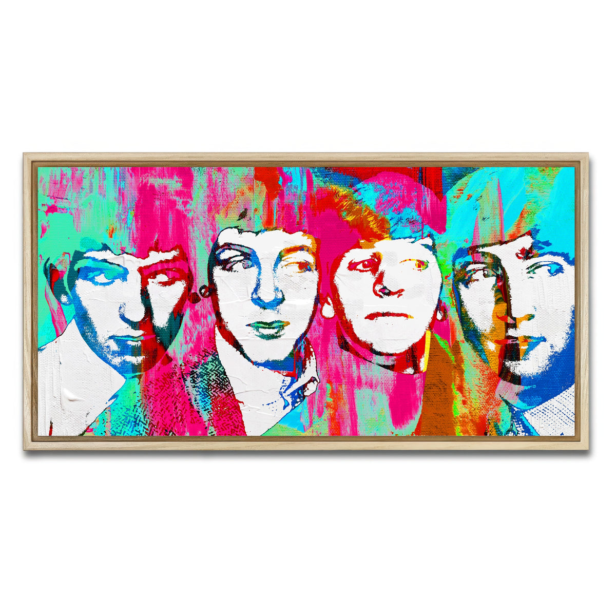 AUTO-MOCKUP WHITE | beatles dream | 1 Piece | Natural Framed Canvas | group=2x1