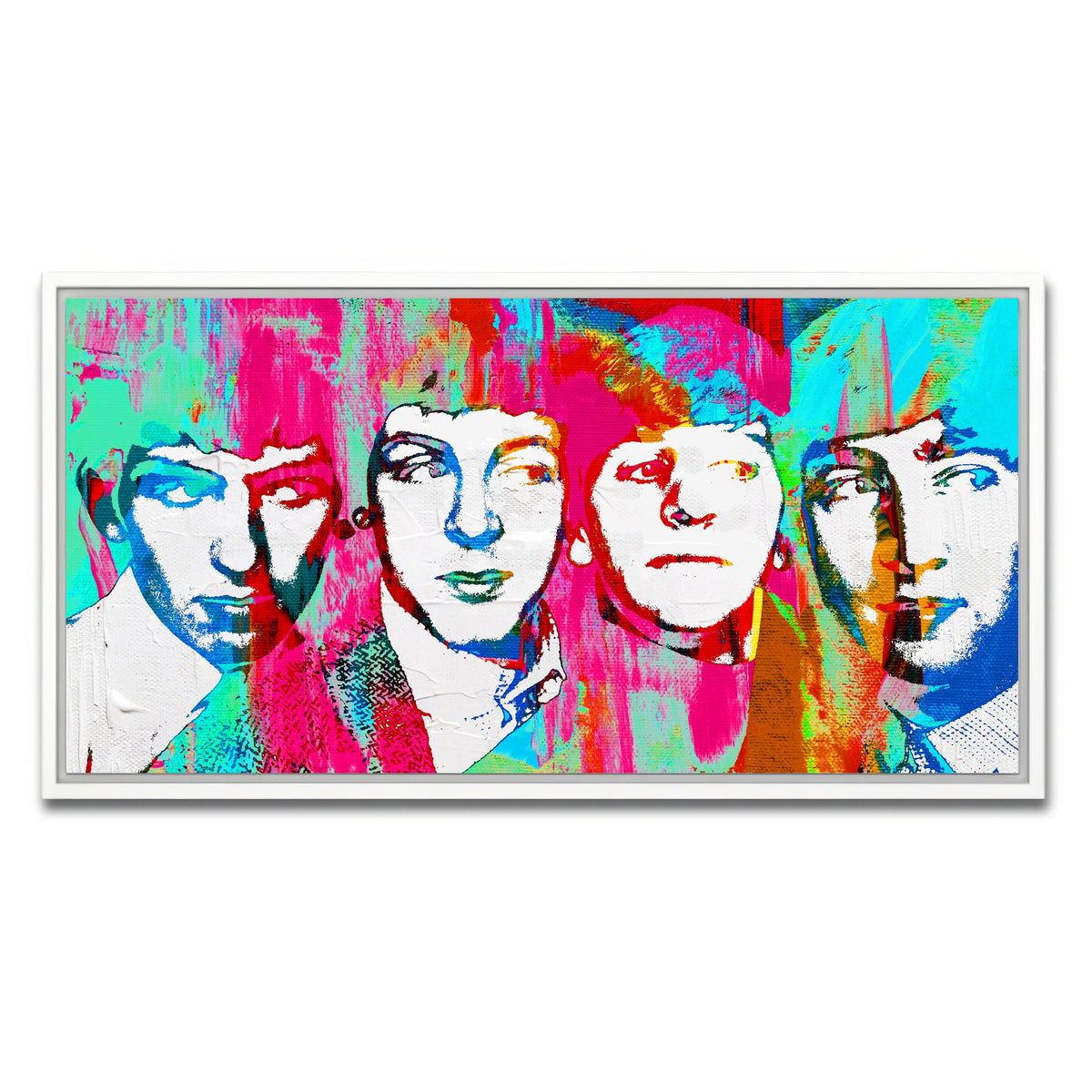 AUTO-MOCKUP WHITE | beatles dream | 1 Piece | White Framed Canvas | group=2x1