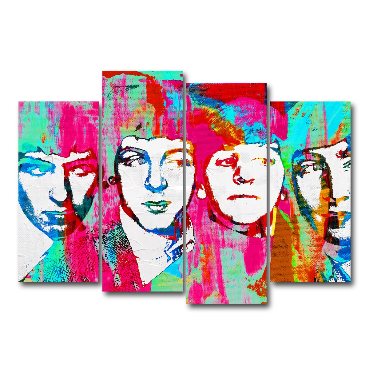 AUTO-MOCKUP WHITE | beatles dream | 4 Piece | Gallery Wrap Canvas | group=4_normal