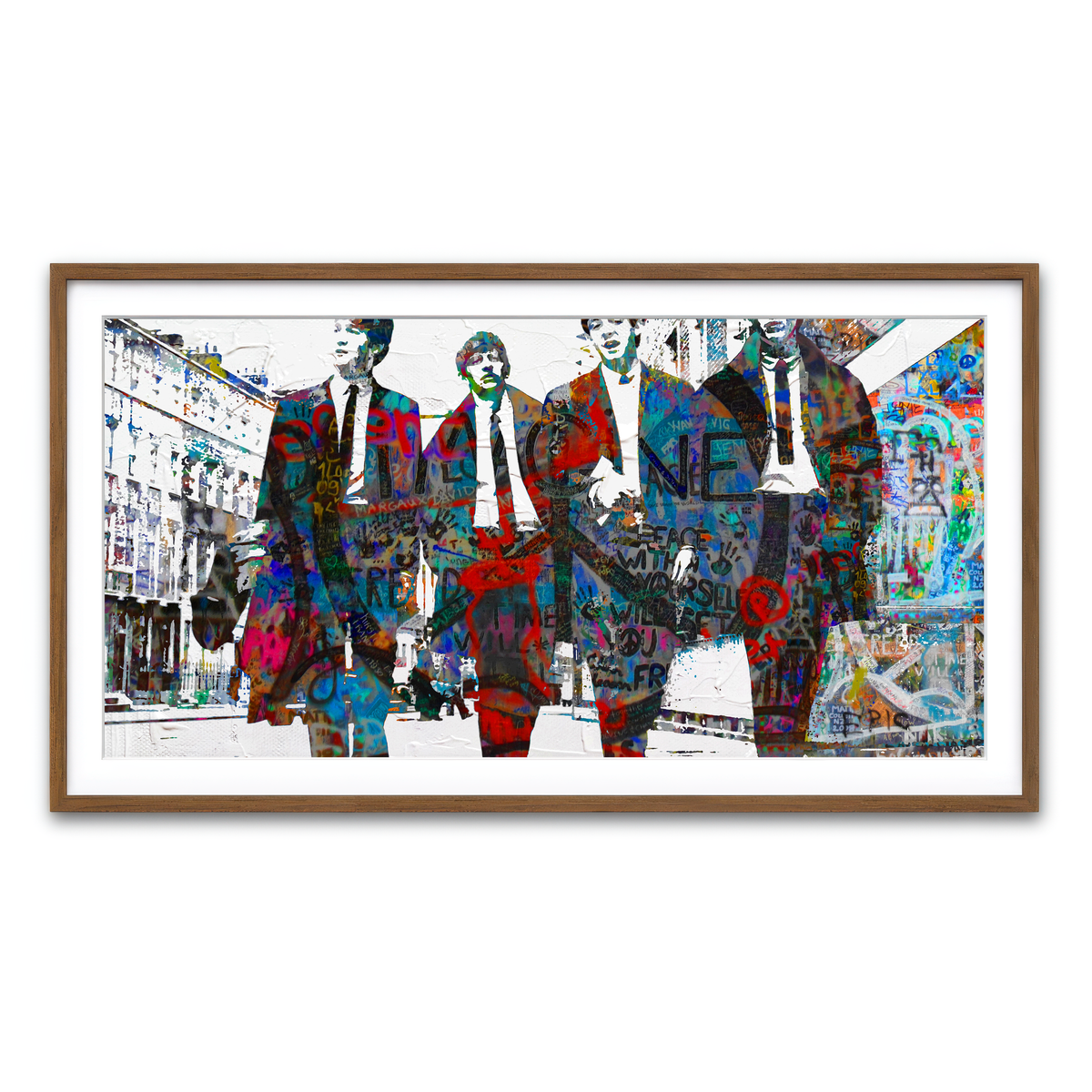 Framed Print 2x1 Walnut