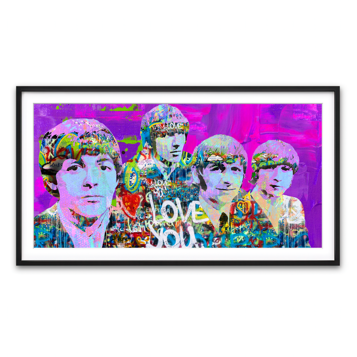 Framed Print 2x1 Black