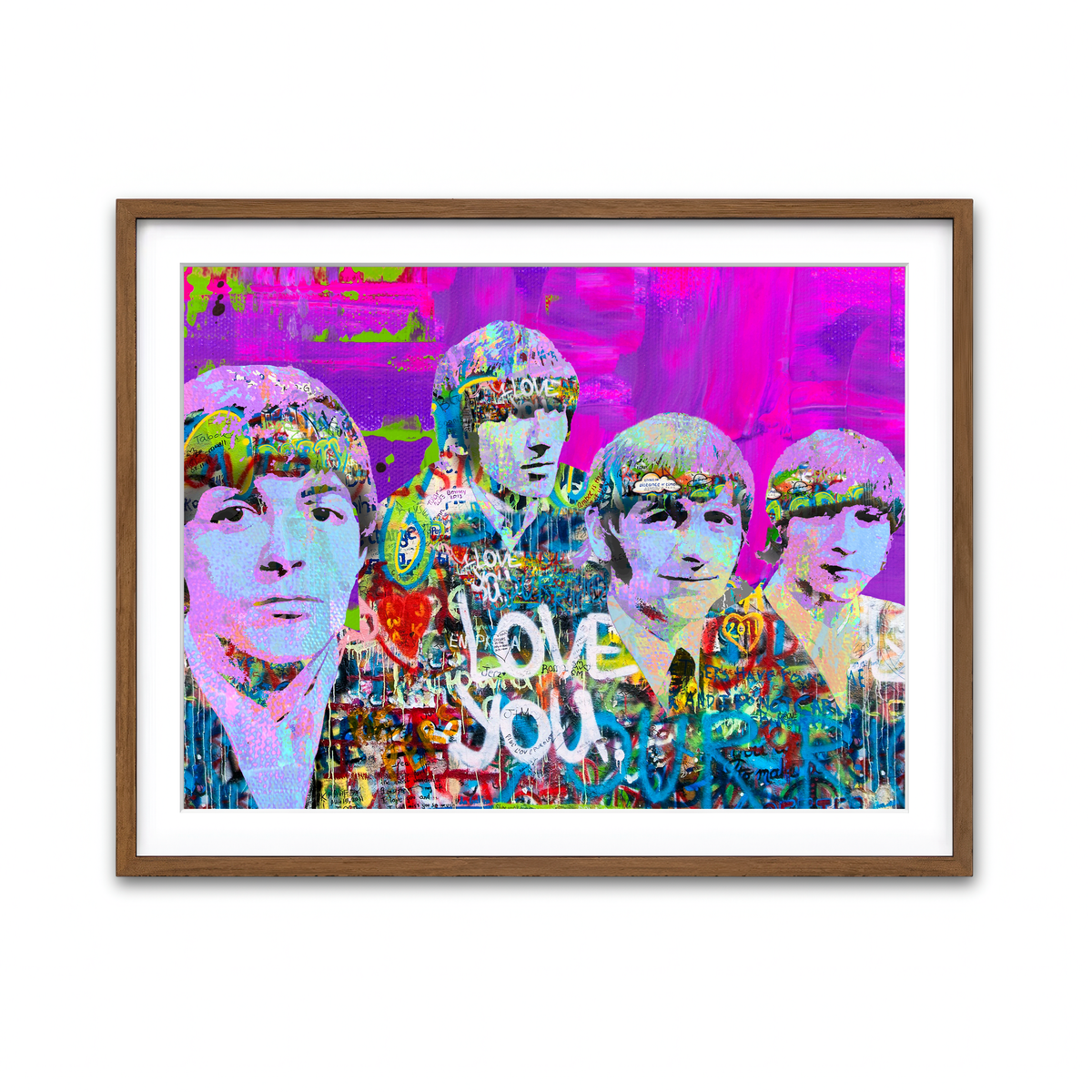 Framed Print 4x3 Walnut