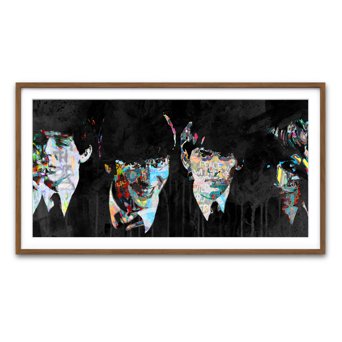 Framed Print 2x1 Walnut