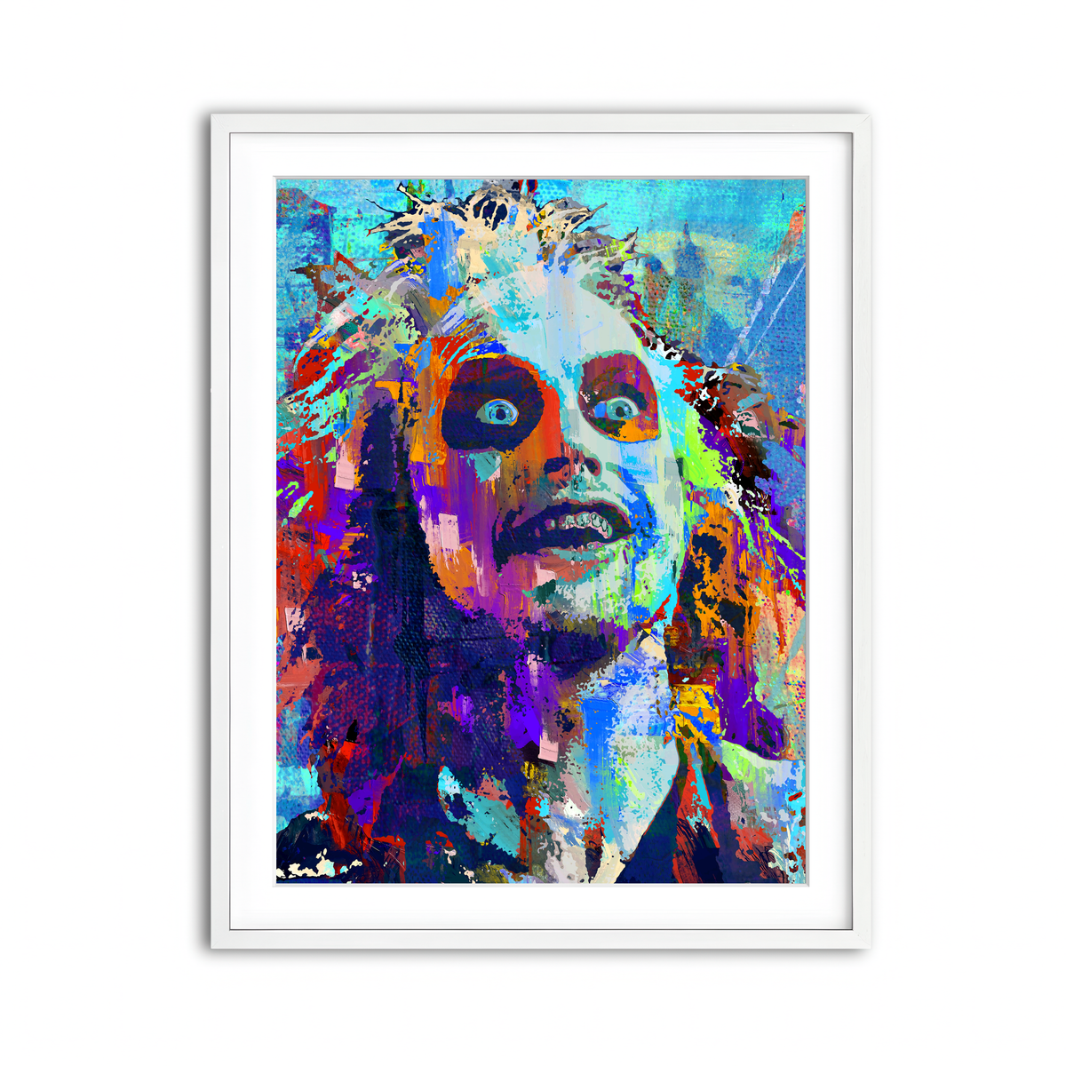 Framed Print 3x4 White
