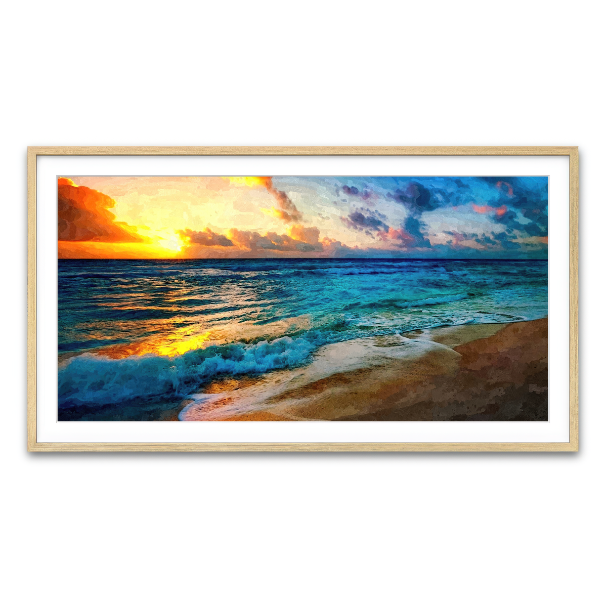 Framed Print 2x1 Natural