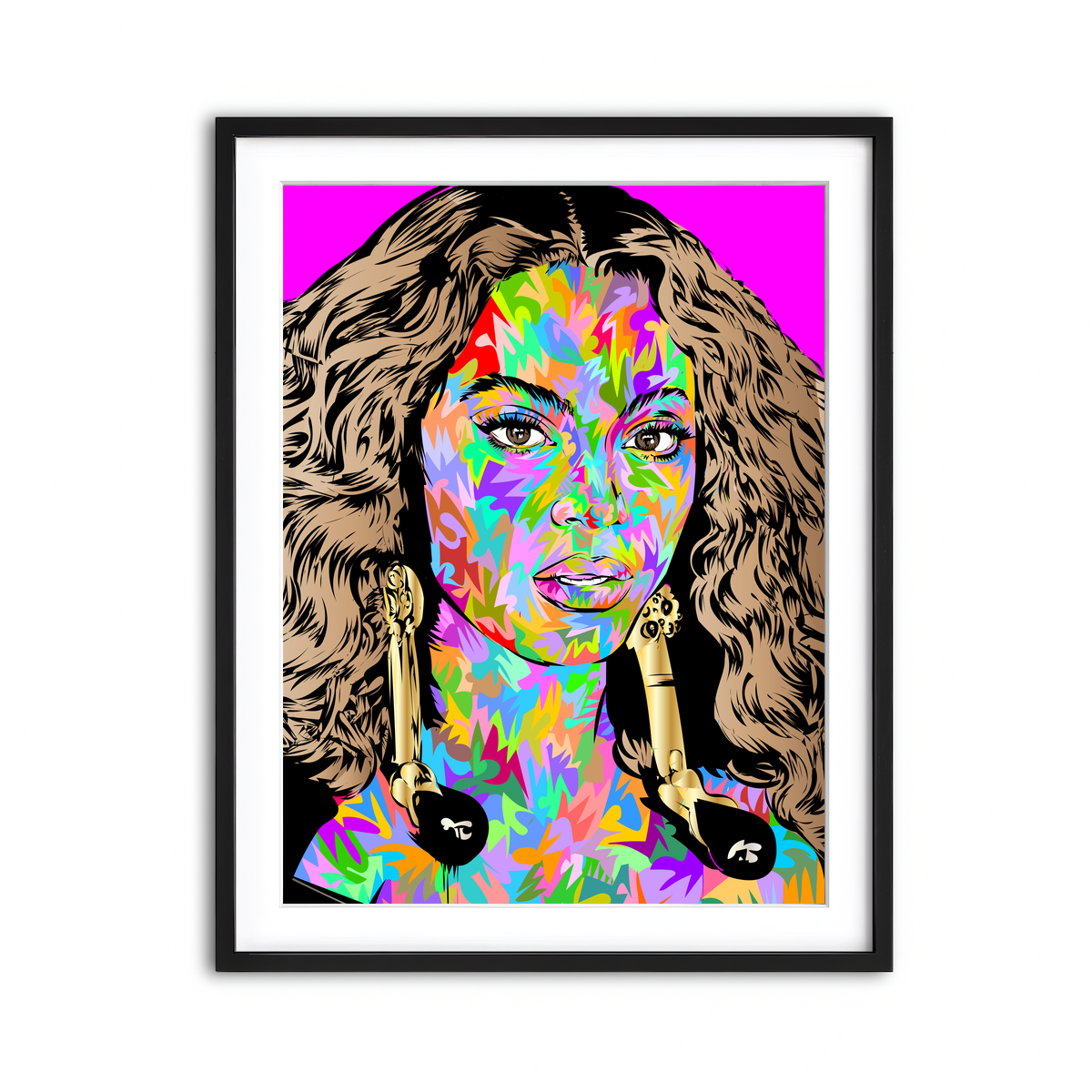 Framed Print 3x4 Black