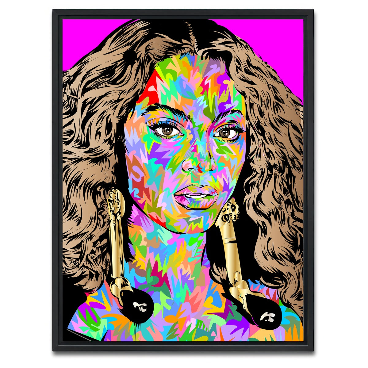 AUTO-MOCKUP WHITE | beyonce | 1 Piece | Black Framed Canvas | group=3x4