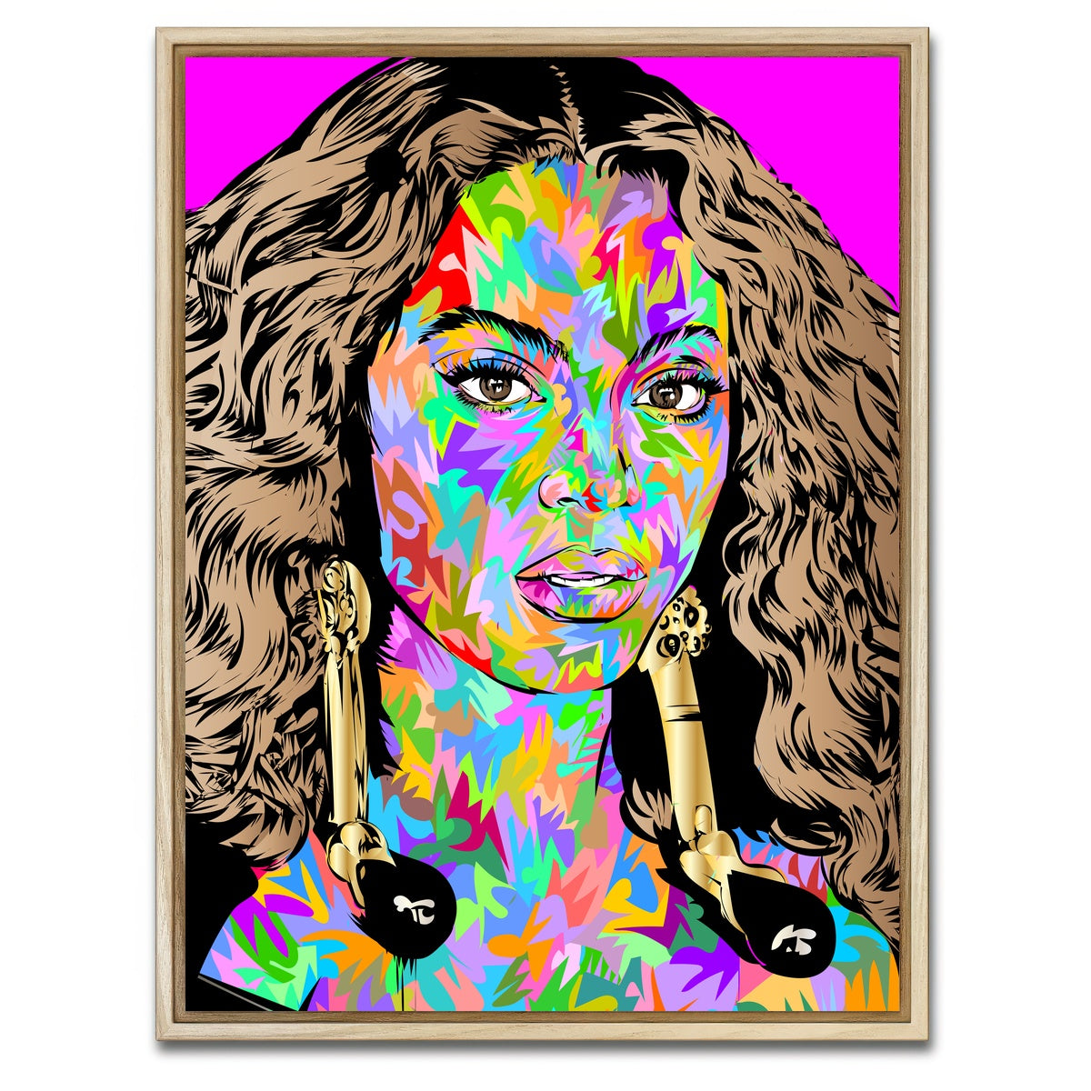 AUTO-MOCKUP WHITE | beyonce | 1 Piece | Natural Framed Canvas | group=3x4