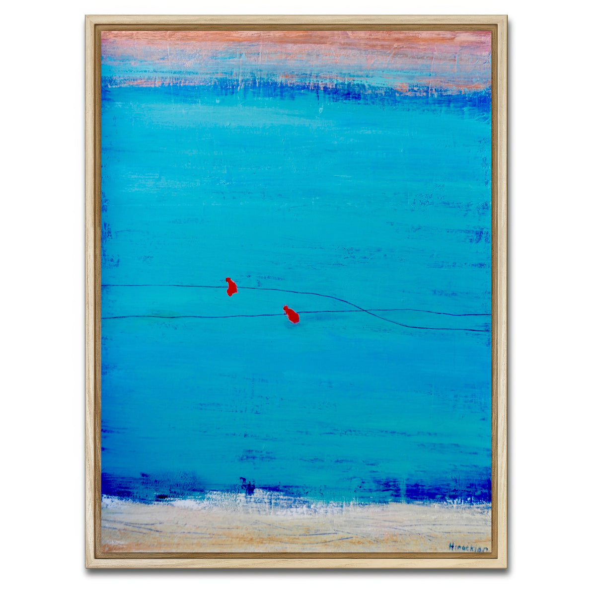 AUTO-MOCKUP WHITE | birds on wire | 1 Piece | Natural Framed Canvas | group=3x4