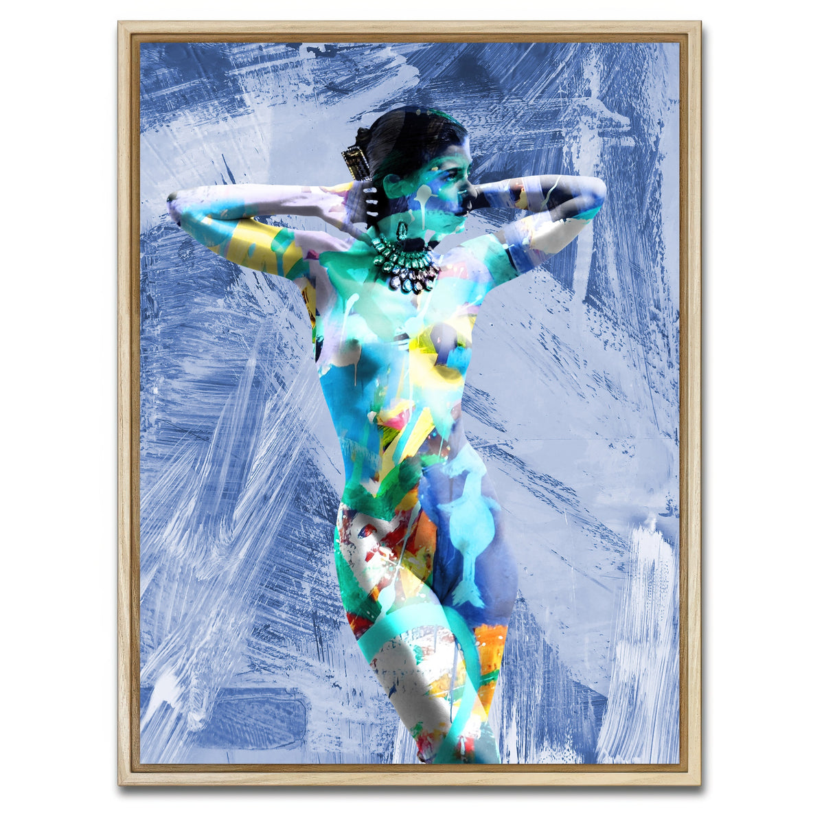 AUTO-MOCKUP WHITE | birth of venus | 1 Piece | Natural Framed Canvas | group=3x4