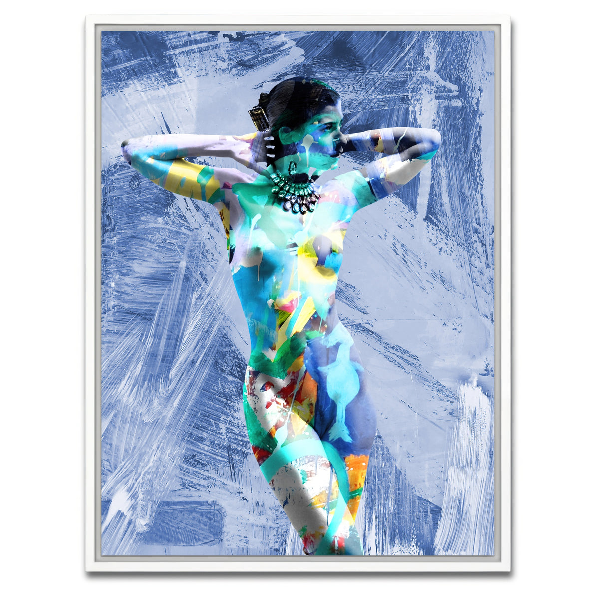 AUTO-MOCKUP WHITE | birth of venus | 1 Piece | White Framed Canvas | group=3x4