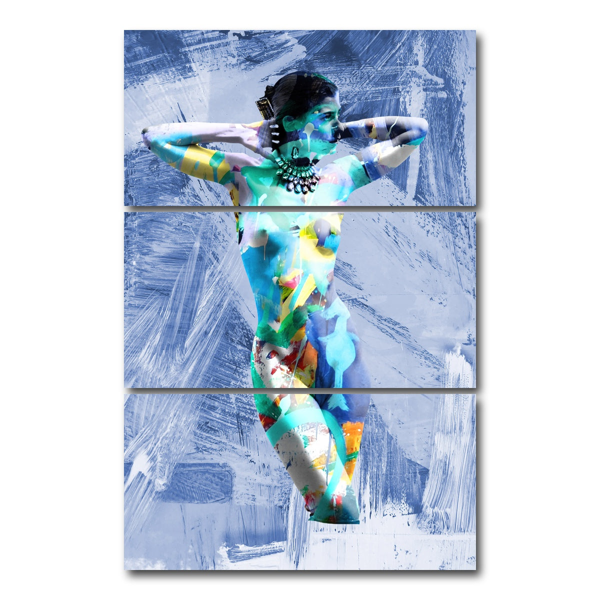 AUTO-MOCKUP WHITE | birth of venus | 3 Piece | Gallery Wrap Canvas | group=12x24_stacked