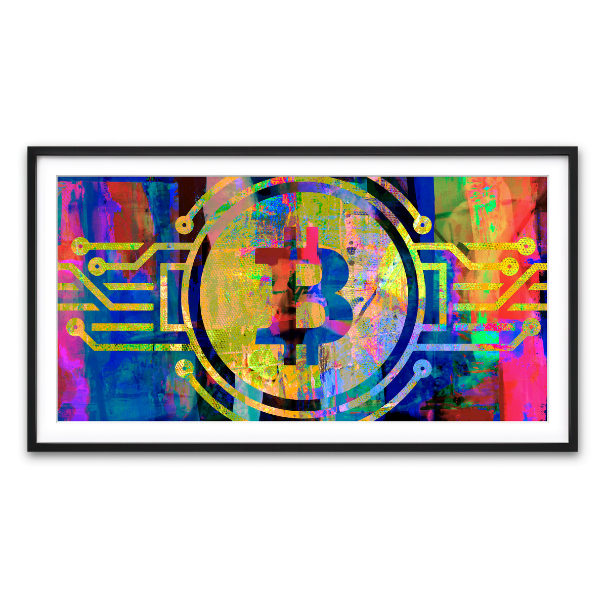 Framed Print 2x1 Black