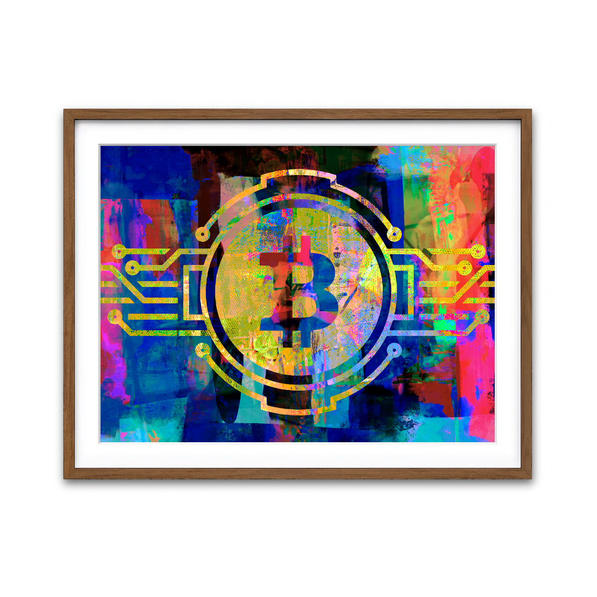 Framed Print 4x3 Walnut