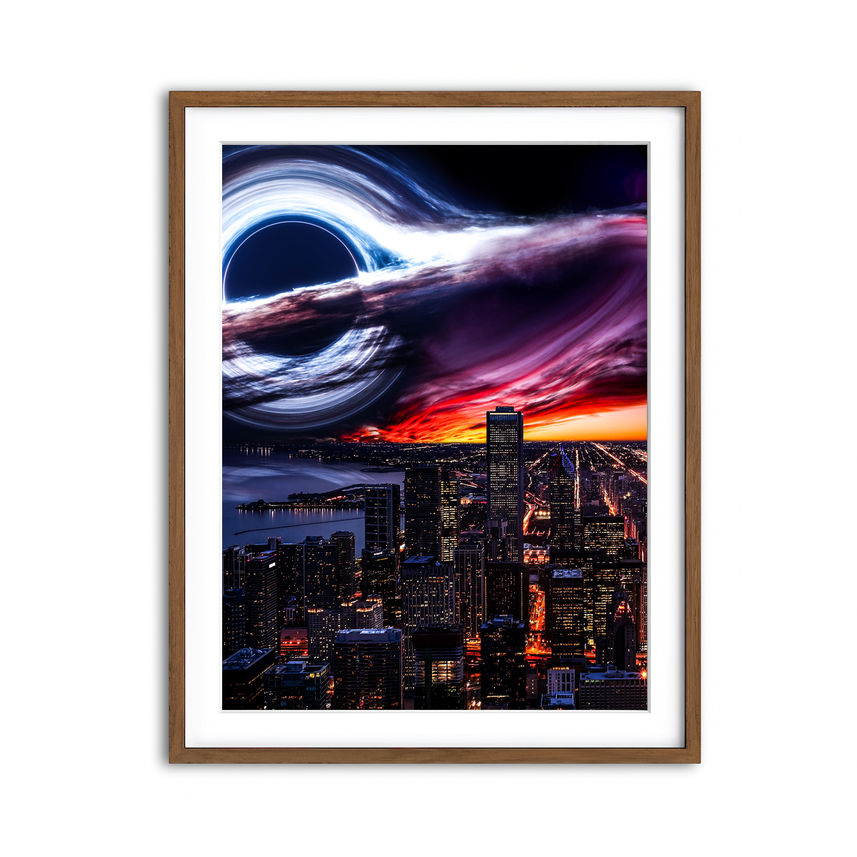 Framed Print 3x4 Walnut