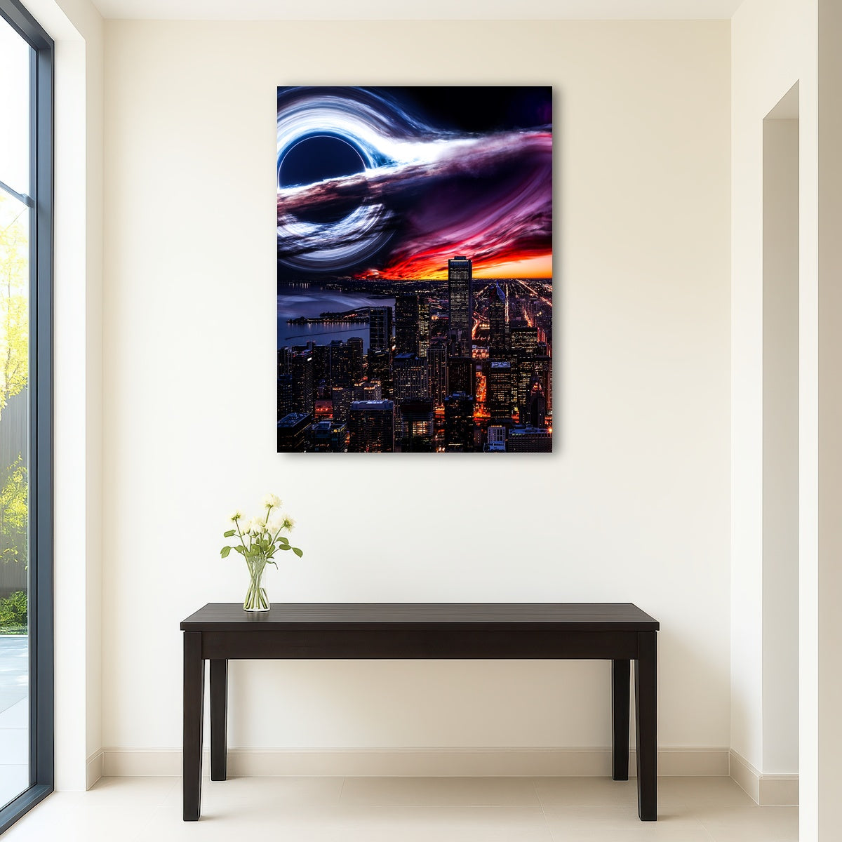 AUTO-MOCKUP ROOM | black hole city