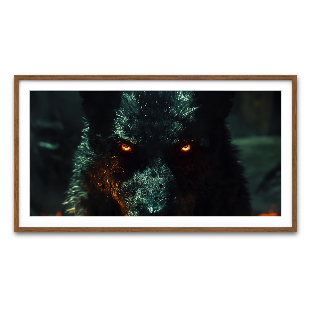 Framed Print 2x1 Walnut