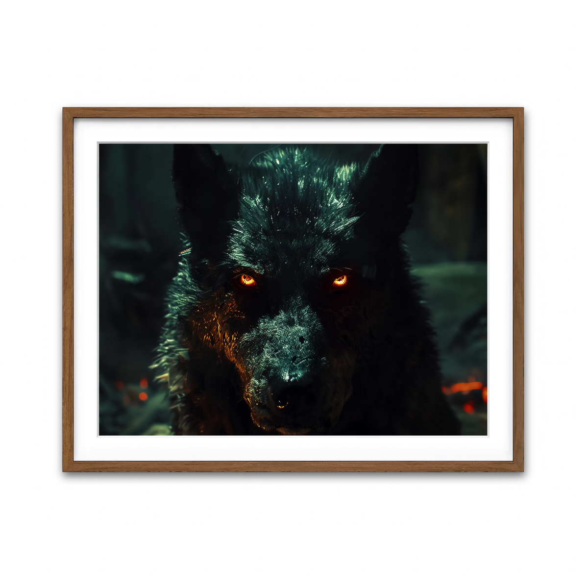 Framed Print 4x3 Walnut