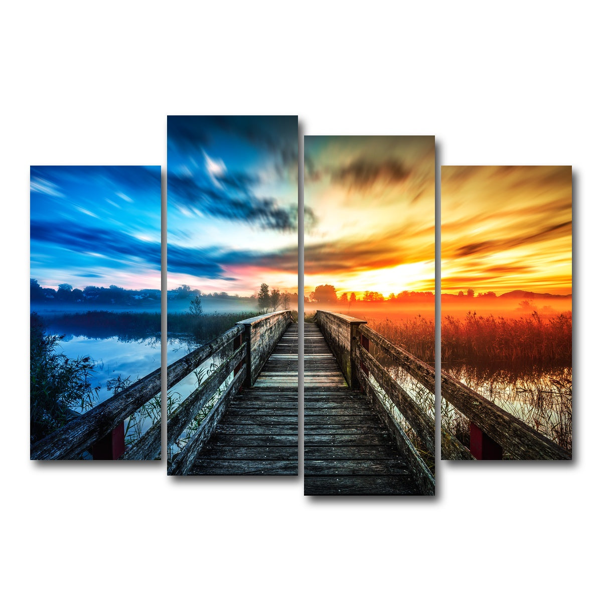 AUTO-MOCKUP WHITE | boardwalk colors | 4 Piece | Gallery Wrap Canvas | group=4_normal