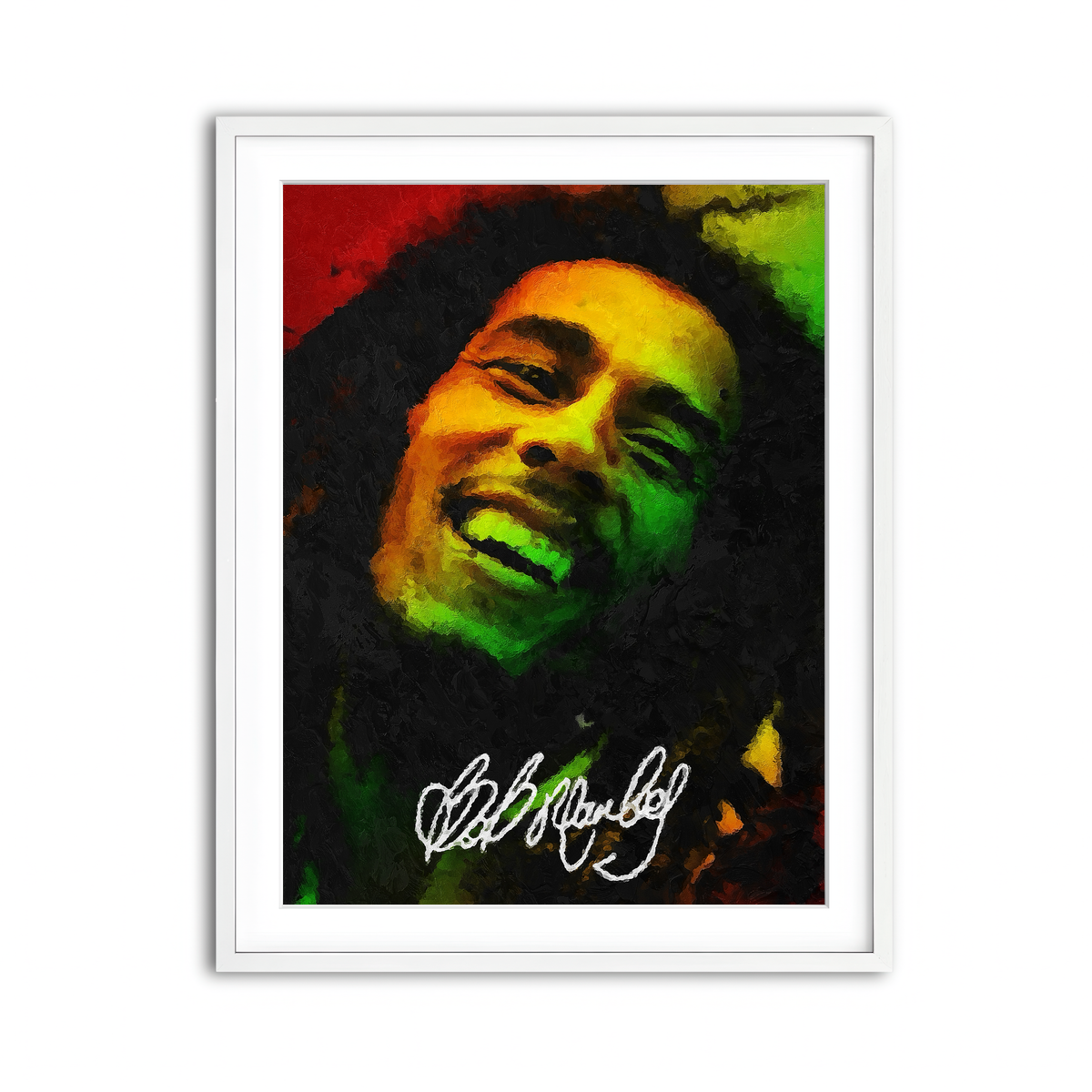 Framed Print 3x4 White