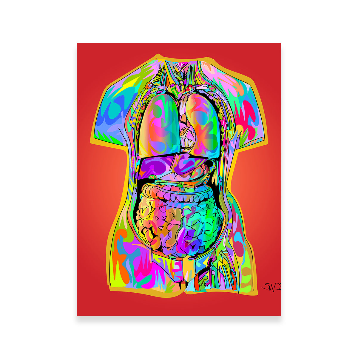 Body Organs Wall Art