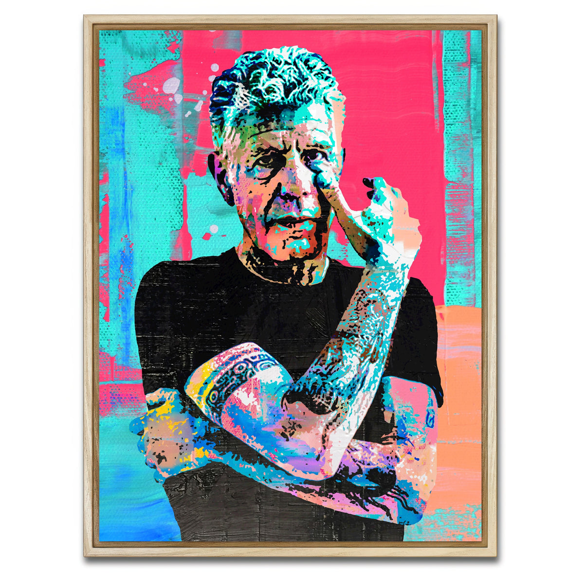 AUTO-MOCKUP WHITE | bourdain | 1 Piece | Natural Framed Canvas | group=3x4
