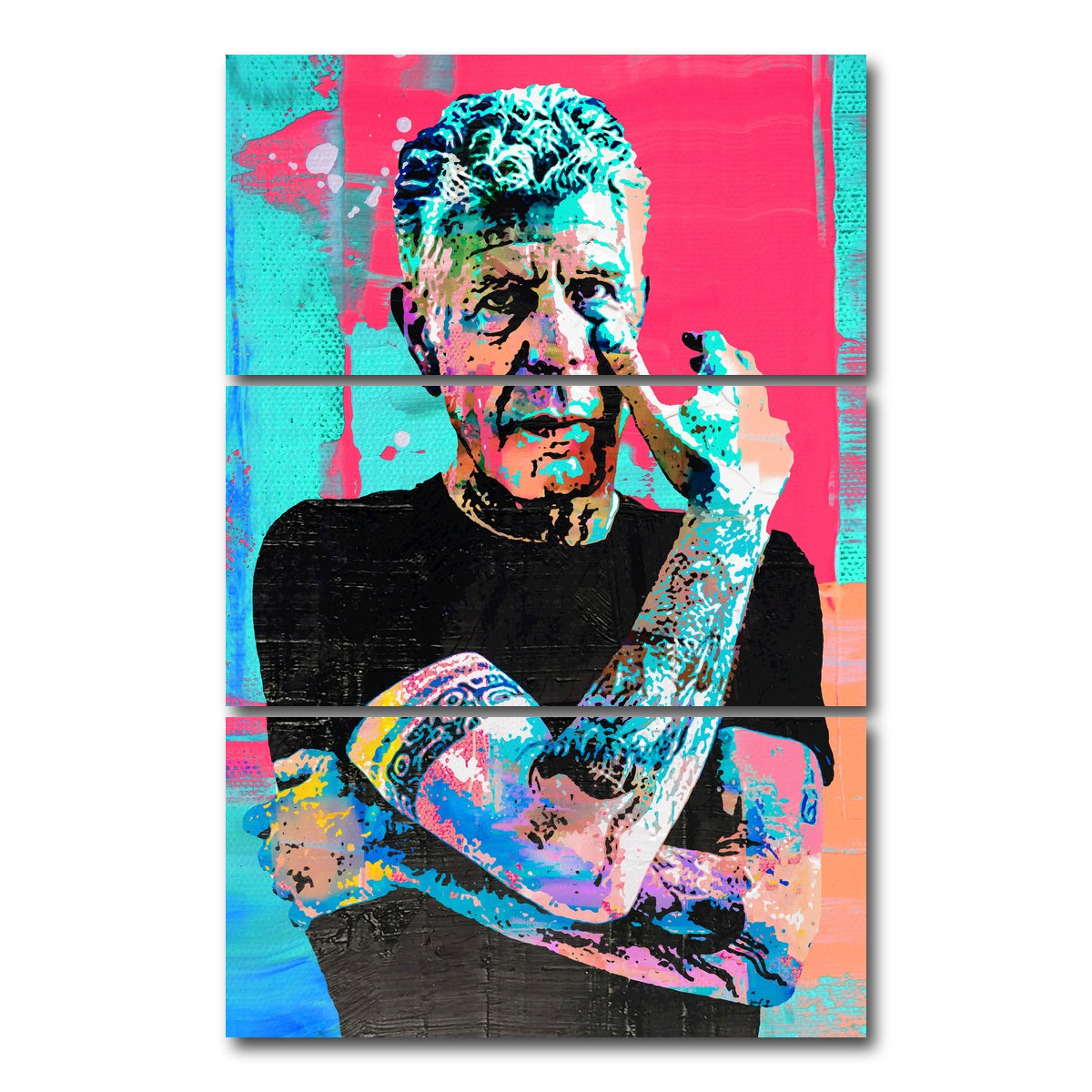 AUTO-MOCKUP WHITE | bourdain | 3 Piece | Gallery Wrap Canvas | group=12x24_stacked