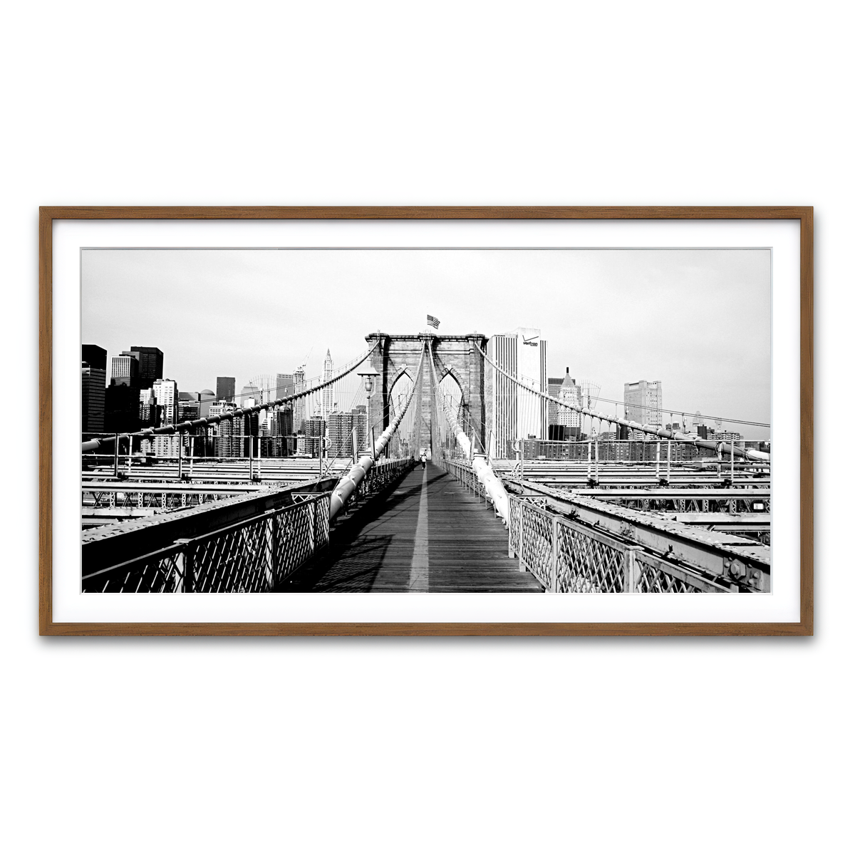 Framed Print 2x1 Walnut