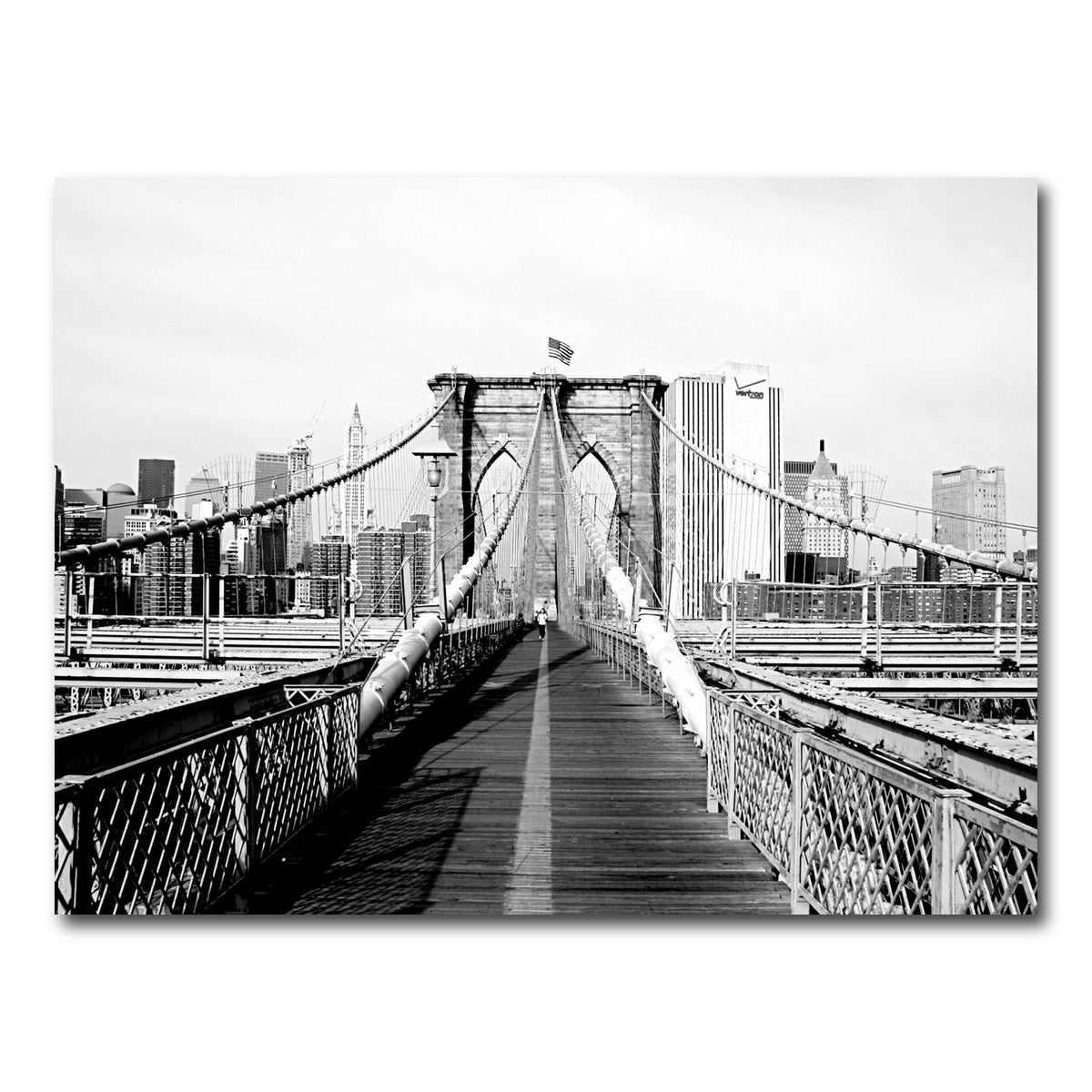AUTO-MOCKUP WHITE | brooklyn bridge flag | 1 Piece | Gallery Wrap Canvas | group=4x3